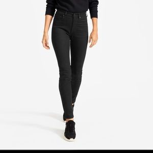 Everlane, The High-Rise Skinny Jean in Black size 27 regular